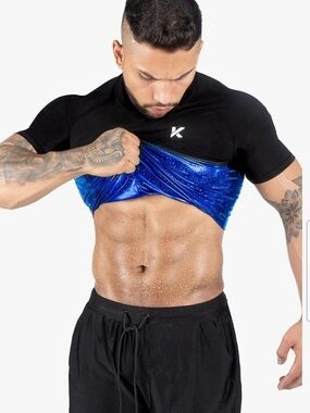 Kewlioo Sauna Shirt for Men - Original Heat Trapping Sweat Vest, Sauna Suit